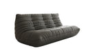 Canapé 3 places design Calmo en cuir véritable