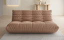 Canapé 3 places design Calmo en cuir véritable
