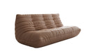 Canapé 3 places design Calmo en cuir véritable