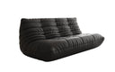 Canapé 3 places design Calmo en cuir véritable