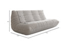 Canapé 3 places design Calmo en cuir véritable