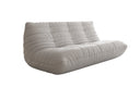 Canapé 3 places design Calmo en cuir véritable