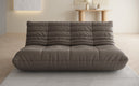 Canapé 3 places design Calmo en cuir véritable