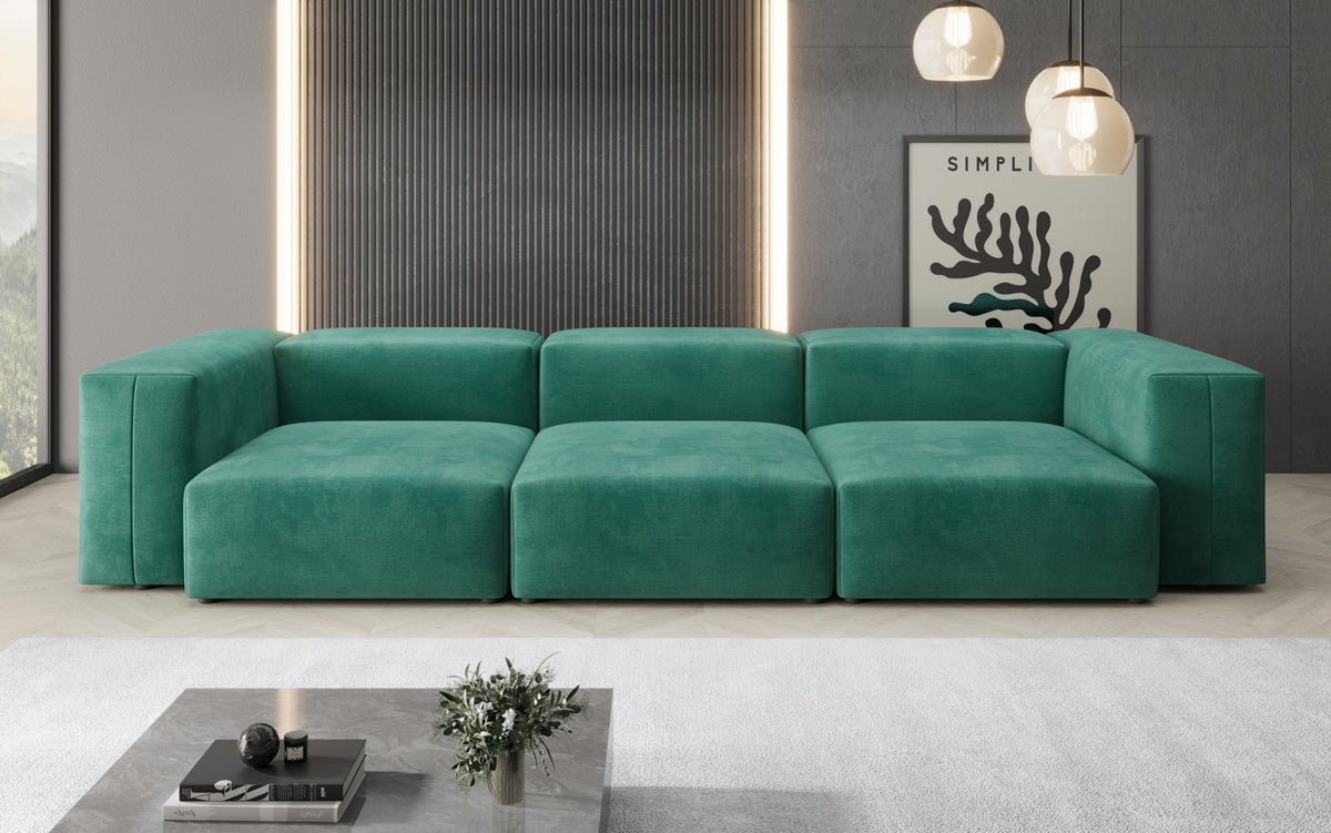 Canapé 3 places Snug en Velours
