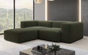 Canapé d’angle design Snug Mini en Bouclé
