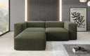 Canapé d’angle design Snug Mini en Bouclé