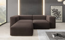 Canapé d’angle design Snug Mini en Bouclé