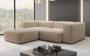 Canapé d’angle design Snug Mini en Bouclé