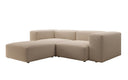 Canapé d’angle design Snug Mini en Bouclé