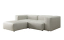 Canapé d’angle design Snug Mini en cuir véritable