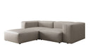 Canapé d’angle design Snug Mini en cuir véritable