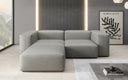 Canapé d’angle design Snug Mini en cuir véritable