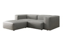 Canapé d’angle design Snug Mini en cuir véritable