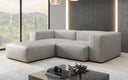 Canapé d’angle design Snug Mini en cuir véritable