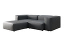 Canapé d’angle design Snug Mini en cuir véritable