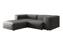 Canapé d’angle design Snug Mini en cuir véritable