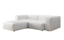 Canapé d’angle design Snug Mini en cuir véritable