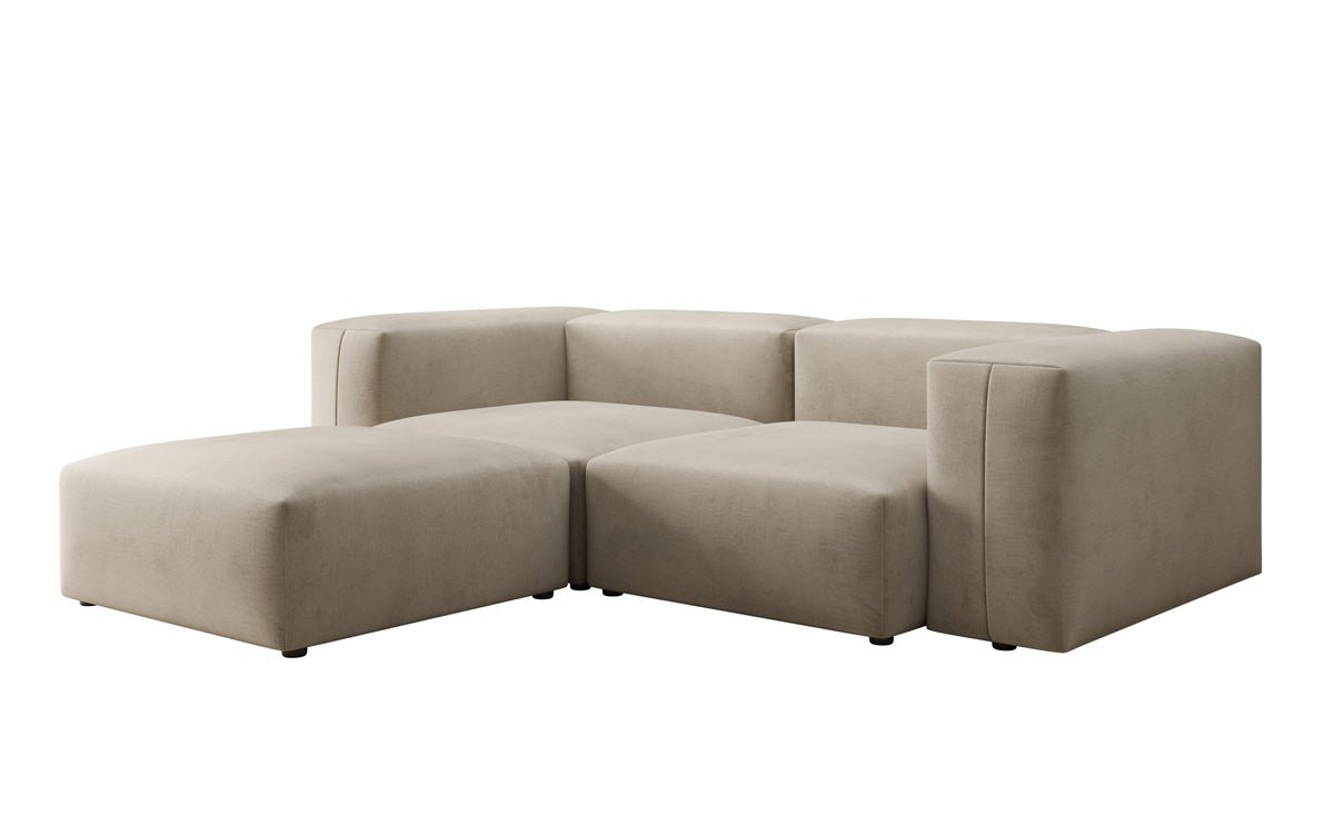 Canapé d'angle L Snug Mini en Velours
