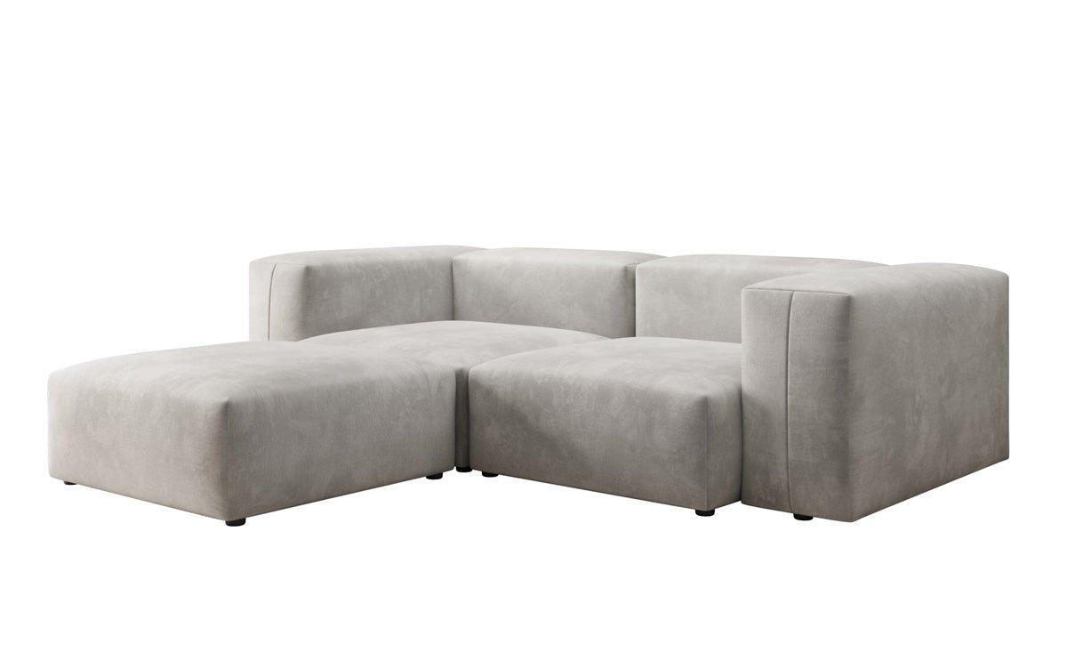 Canapé d'angle L Snug Mini en Velours