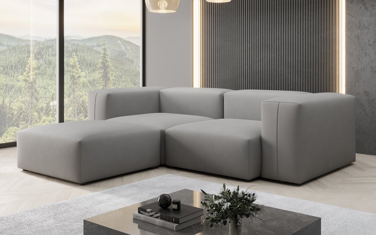 Designer Ecksofa Snug Mini in Stoff