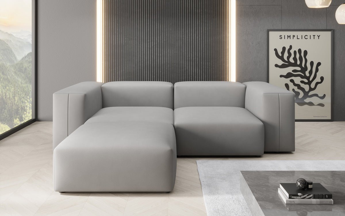 Designer Ecksofa Snug Mini in Stoff