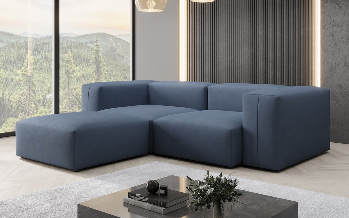 Designer Ecksofa Snug Mini in Stoff