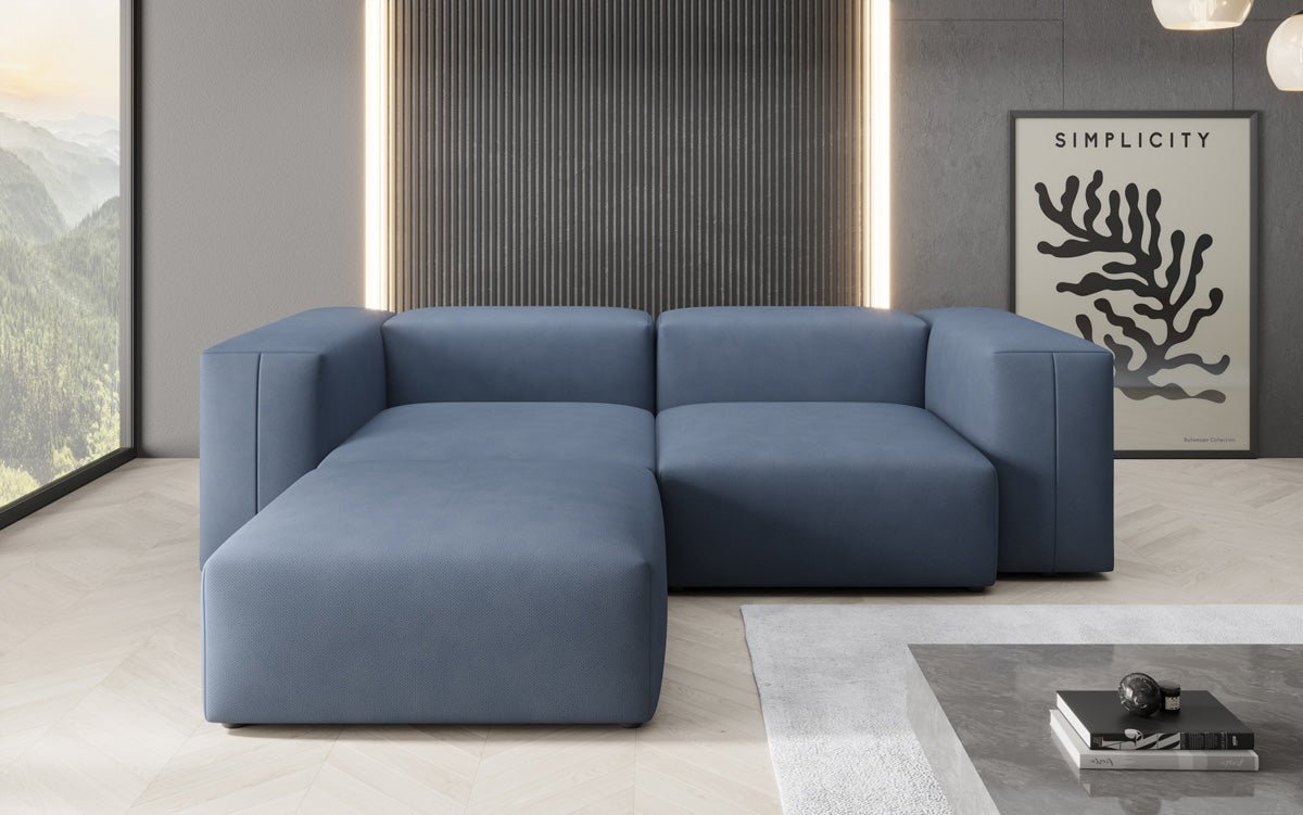 Designer Ecksofa Snug Mini in Stoff