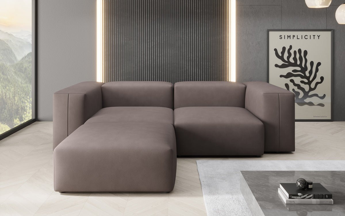 Designer Ecksofa Snug Mini in Stoff