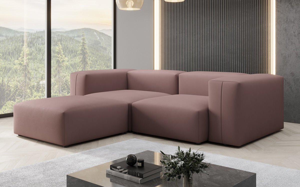 Designer Ecksofa Snug Mini in Stoff