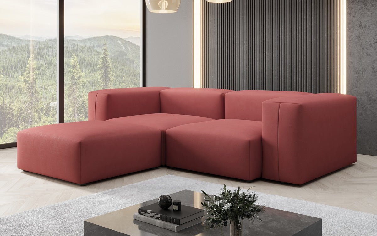 Designer Ecksofa Snug Mini in Stoff