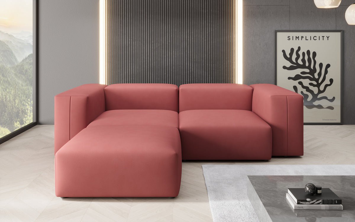 Designer Ecksofa Snug Mini in Stoff