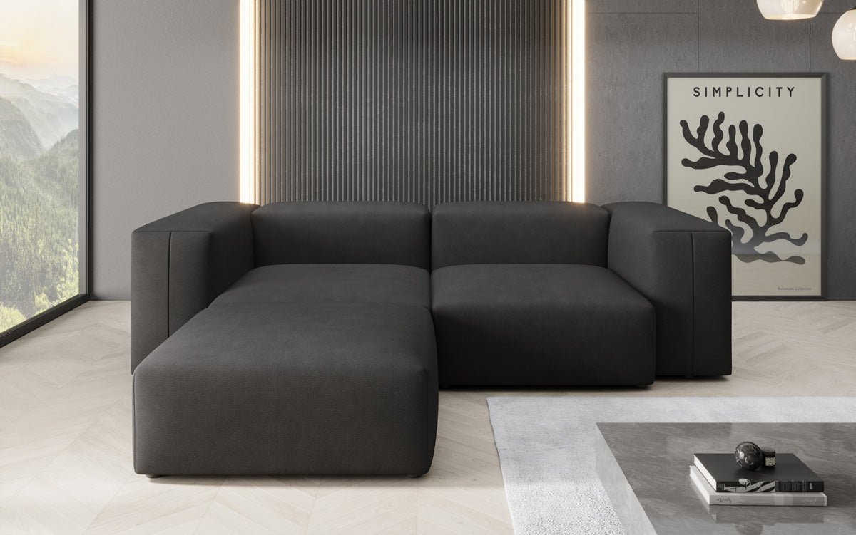Designer Ecksofa Snug Mini in Stoff
