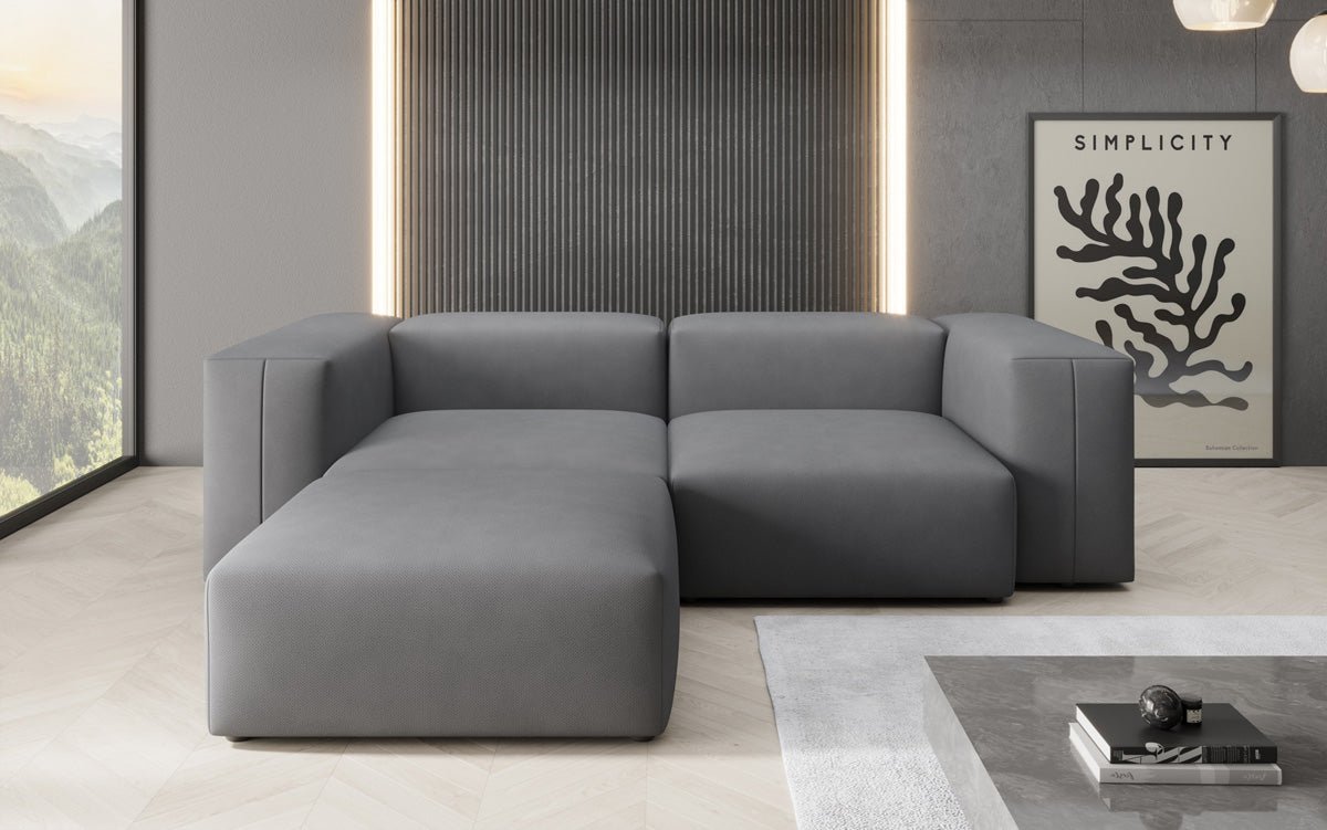 Designer Ecksofa Snug Mini in Stoff