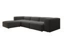 Designer Ecksofa Snug in Bouclé