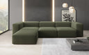 Designer Ecksofa Snug in Bouclé
