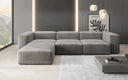 Designer Ecksofa Snug in Samt