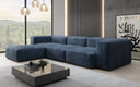 Designer Ecksofa Snug in Samt