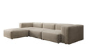 Designer Ecksofa Snug in Samt