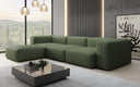 Designer Ecksofa Snug in Stoff