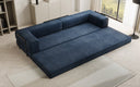 Designer Sofa Lazy 3 Sitzer XXL in Samt