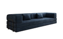 Designer Sofa Lazy 3 Sitzer XXL in Samt