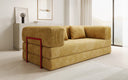 Designer Sofa Lazy 3 Sitzer in Cord
