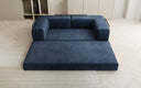 Designer Sofa Lazy 3 Sitzer in Samt