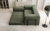 Designer Sofa Lazy L Mini in Bouclé