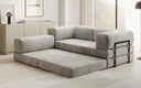 Designer Sofa Lazy L Mini in Samt