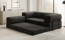 Designer Sofa Lazy L Mini in Samt