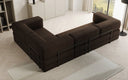 Designer Sofa Lazy L geschlossen in Bouclé