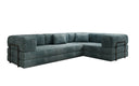 Designer Sofa Lazy L geschlossen in Cord