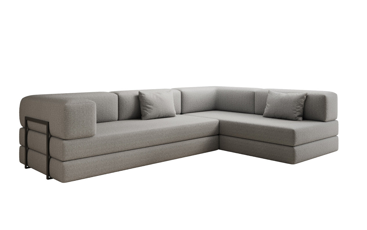 Designer Sofa Lazy L in Bouclé