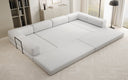 Designer Sofa Lazy U in Bouclé